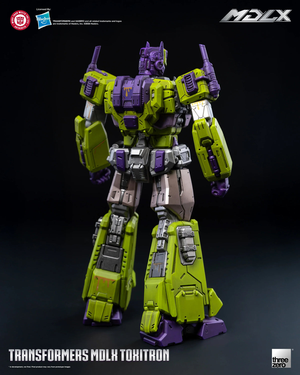 ThreeZero Transformers Toxitron MDLX Action Figure Exclusive product image 4, provided for visual reference and product