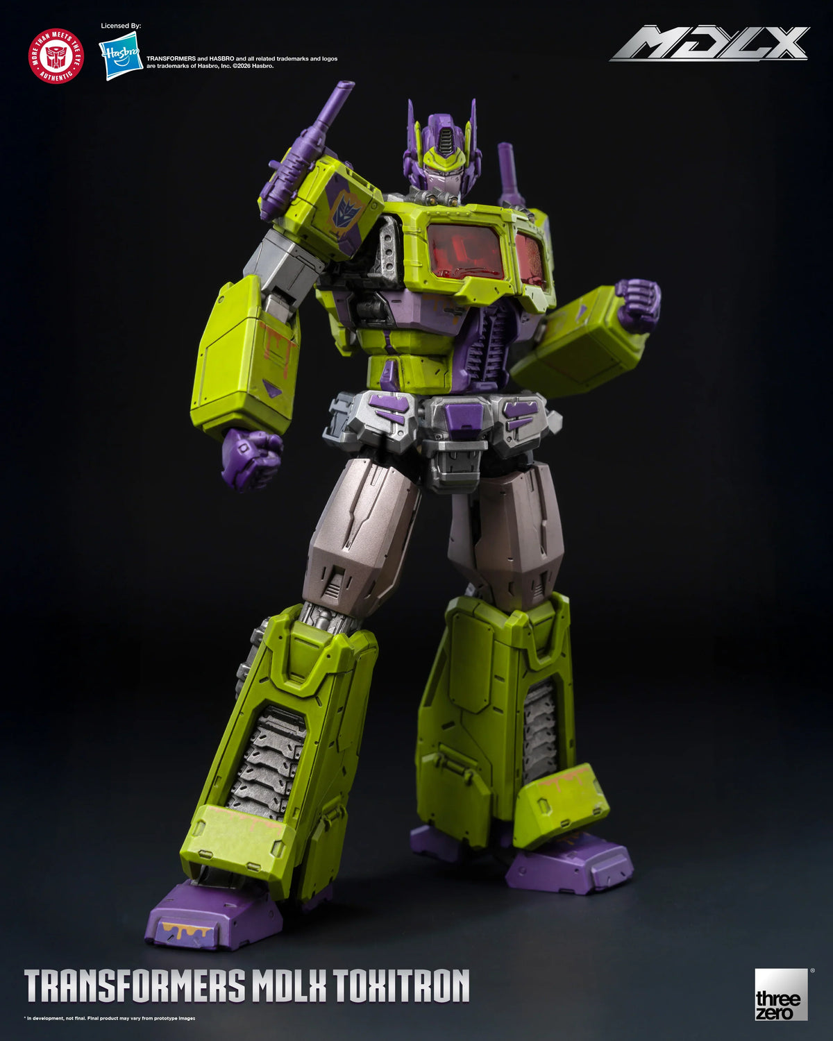 ThreeZero Transformers Toxitron MDLX Action Figure Exclusive product image 5, provided for visual reference and product