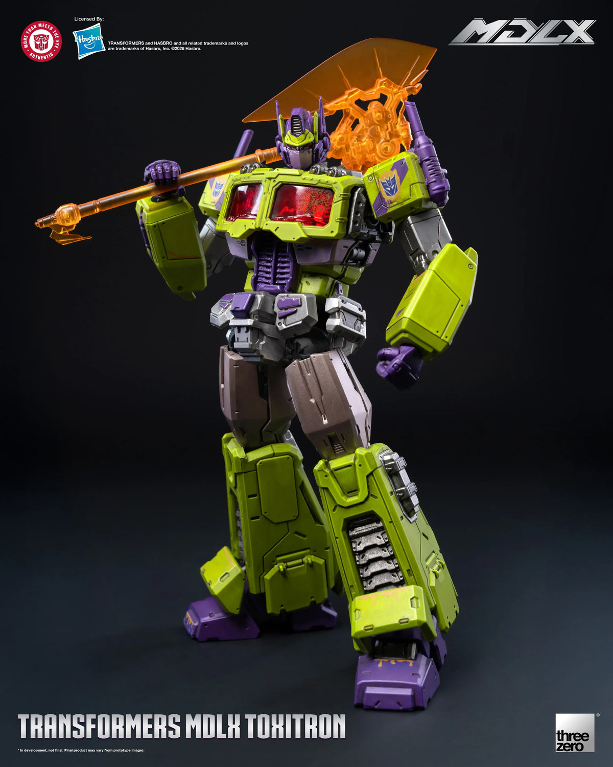 ThreeZero Transformers Toxitron MDLX Action Figure Exclusive product image 9, provided for visual reference and product