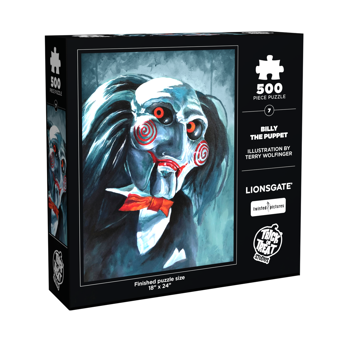 SAW- Billy the Puppet 500 Piece Jigsaw Puzzle product image 1, provided for visual reference and product detail review