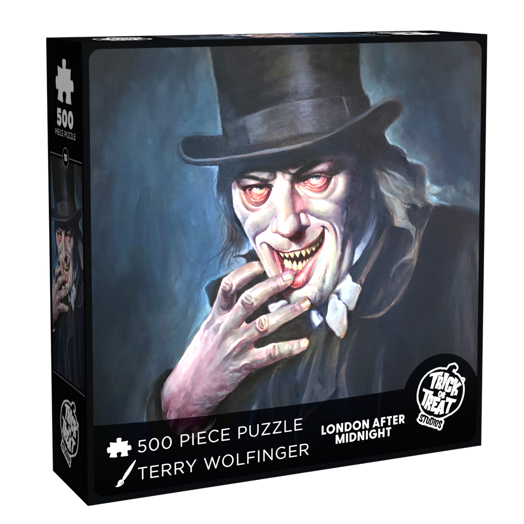 Chaney Entertainment - London After Midnight 500 Piece Jigsaw Puzzle product image 1, provided for visual reference and