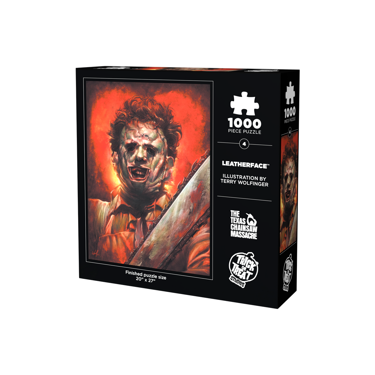 The Texas Chainsaw Massacre (1974) - Leatherface Jigsaw Puzzle product image 2, provided for visual reference and product