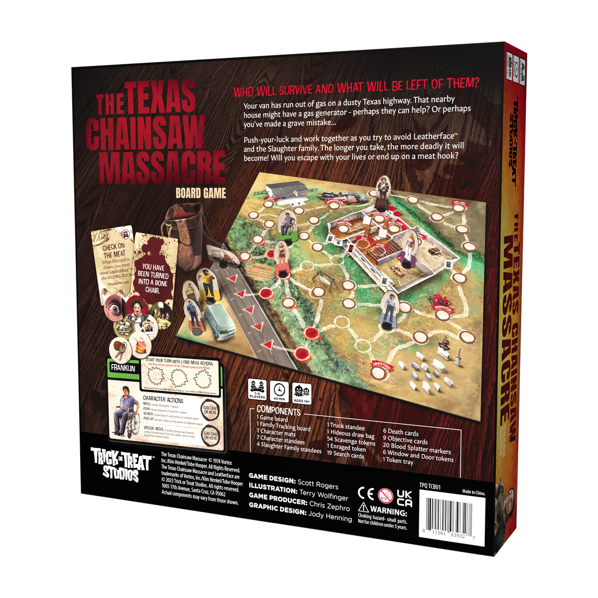 The Texas Chainsaw Massacre Board Game product image 2, provided for visual reference and product detail review