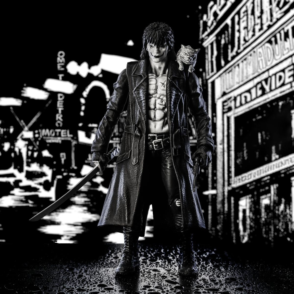 James O'Barr's The Crow - Eric 7" Action Figure product image 1, provided for visual reference and product detail review