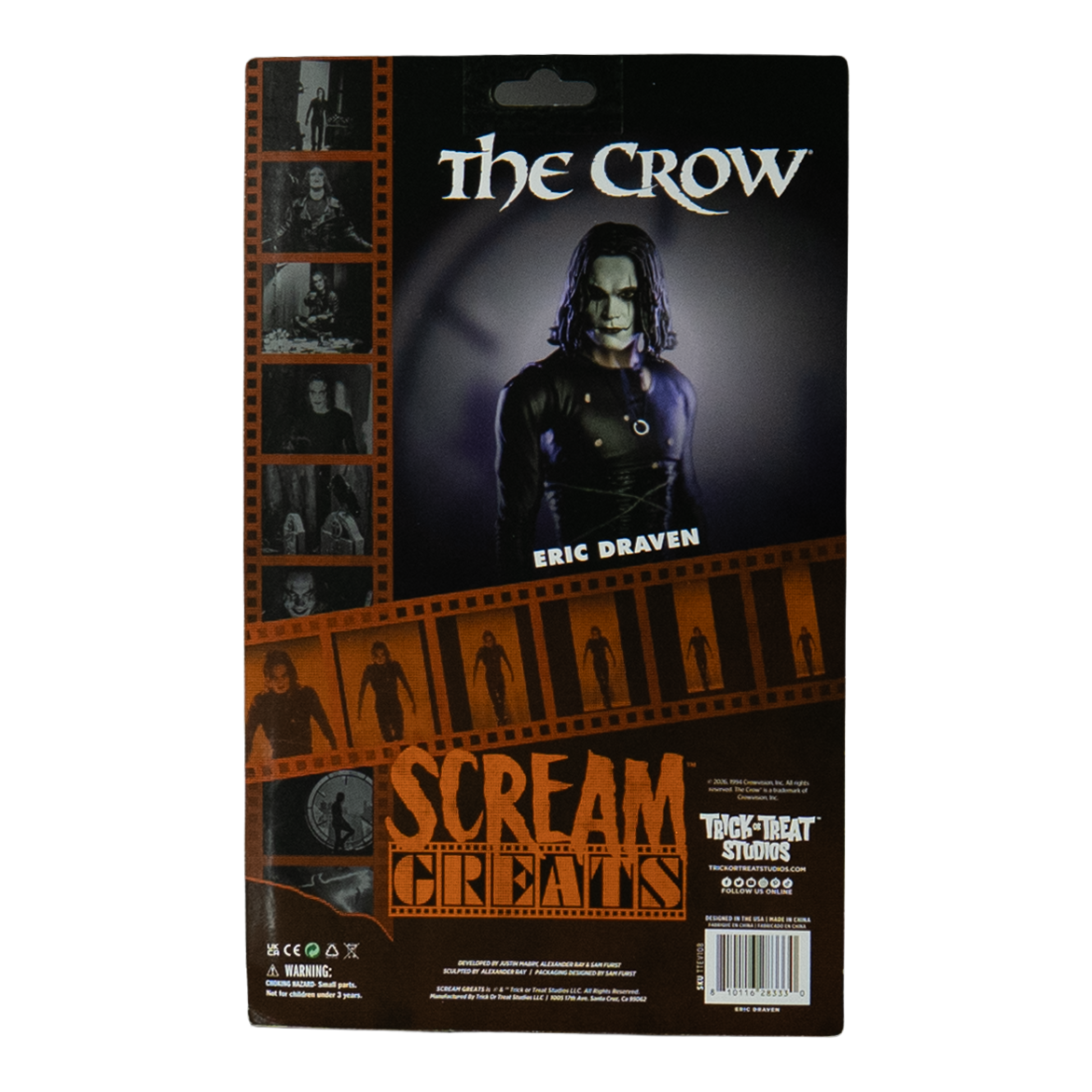 *PRE-ORDER* Scream Greats - The Crow (1994) - Eric Draven - 8" Figure product image 12, provided for visual reference and