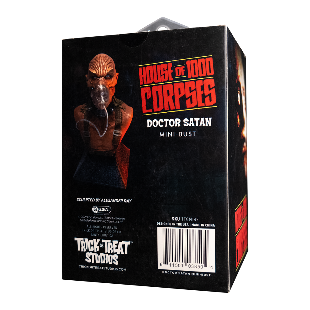 House of 1000 Corpses - Dr. Satan Mini Bust product image 4, provided for visual reference and product detail review