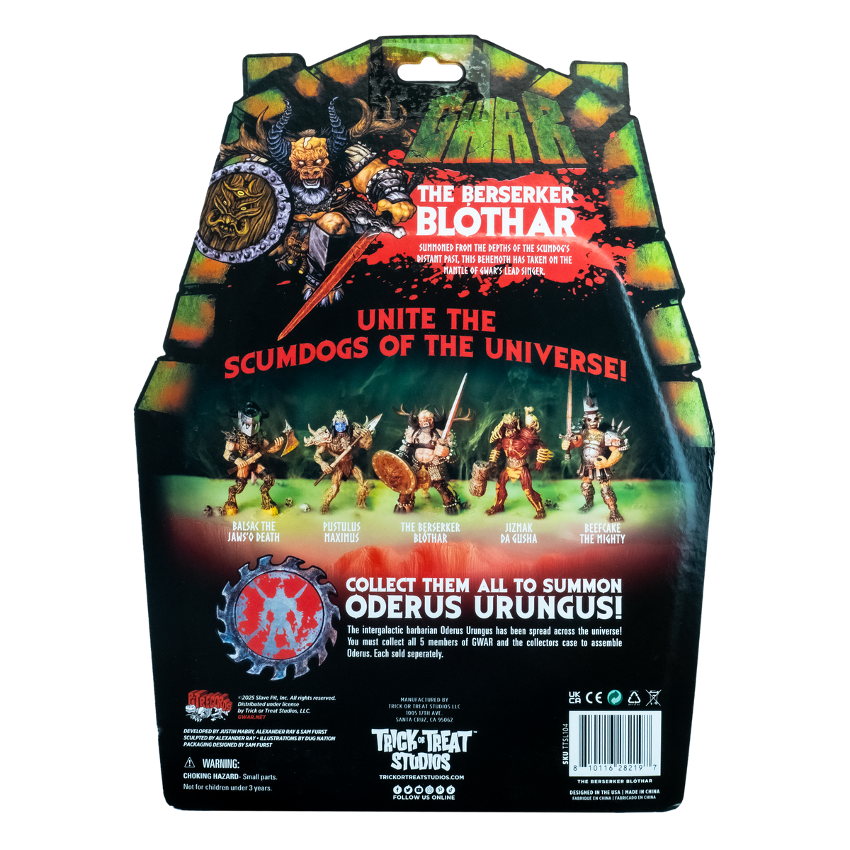GWAR - Blöthar the Berserker - 5" Action Figure product image 8, provided for visual reference and product detail review