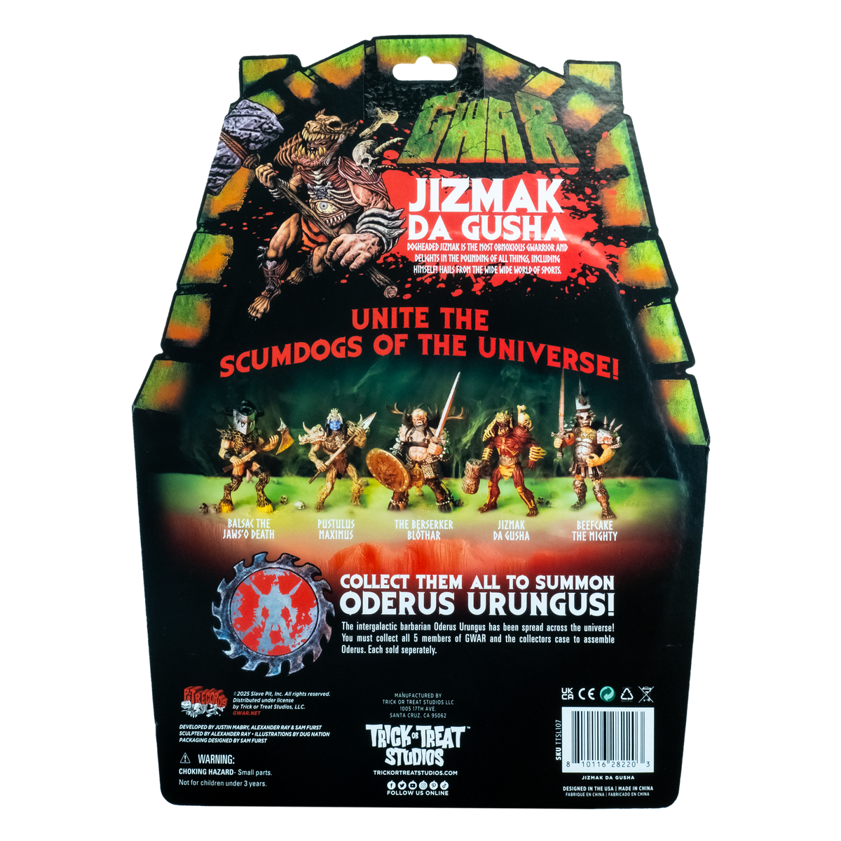 GWAR - Jizmak Da Gusha - 5" Action Figure product image 9, provided for visual reference and product detail review