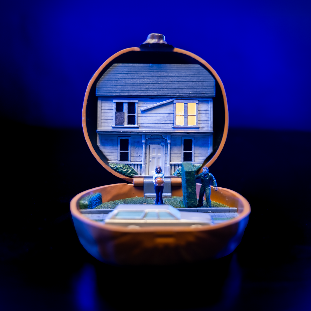 *PRE-ORDER* Halloween (1978) - Myers House Pumpkin Micro Maniacs Playset product image 1, provided for visual reference and