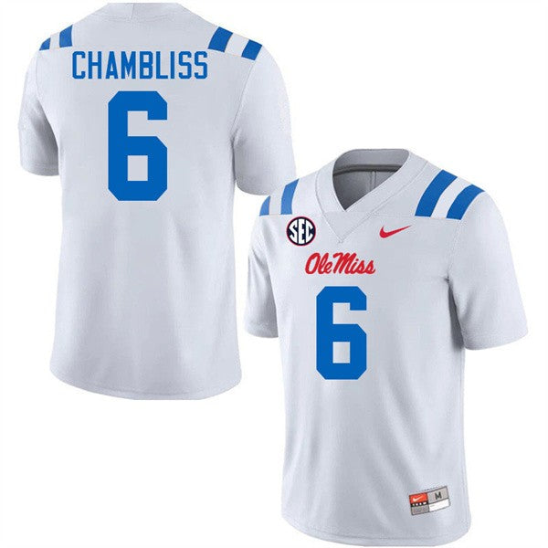 Trinidad Chambliss Ole Miss Rebels Jersey - White product image 1