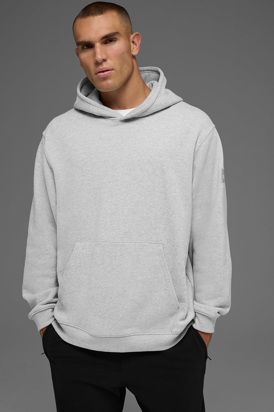 Renown Heavy Weight Hoodie - Athletic Heather Grey product image 3, provided for visual reference and product detail review