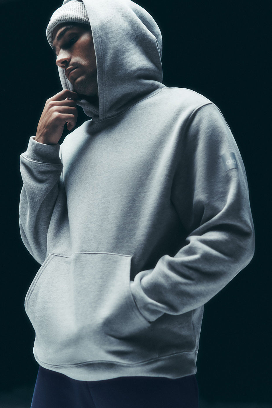 Renown Heavy Weight Hoodie - Athletic Heather Grey product image 1, provided for visual reference and product detail review