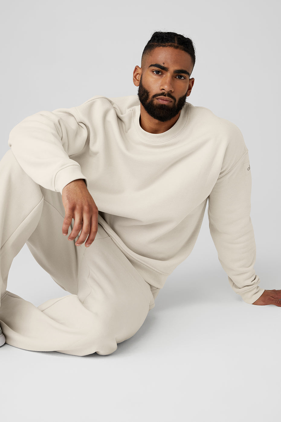 Renown Heavy Weight Crew Neck Pullover - Bone product image 5, provided for visual reference and product detail review