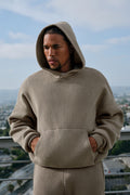 Scholar Hooded Sweater - Light Cocoa product image 1, provided for visual reference and product detail review