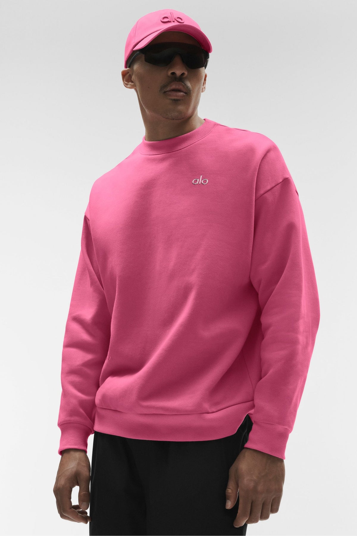 Accolade Crew Neck Pullover - Paradise Pink product image 1, provided for visual reference and product detail review