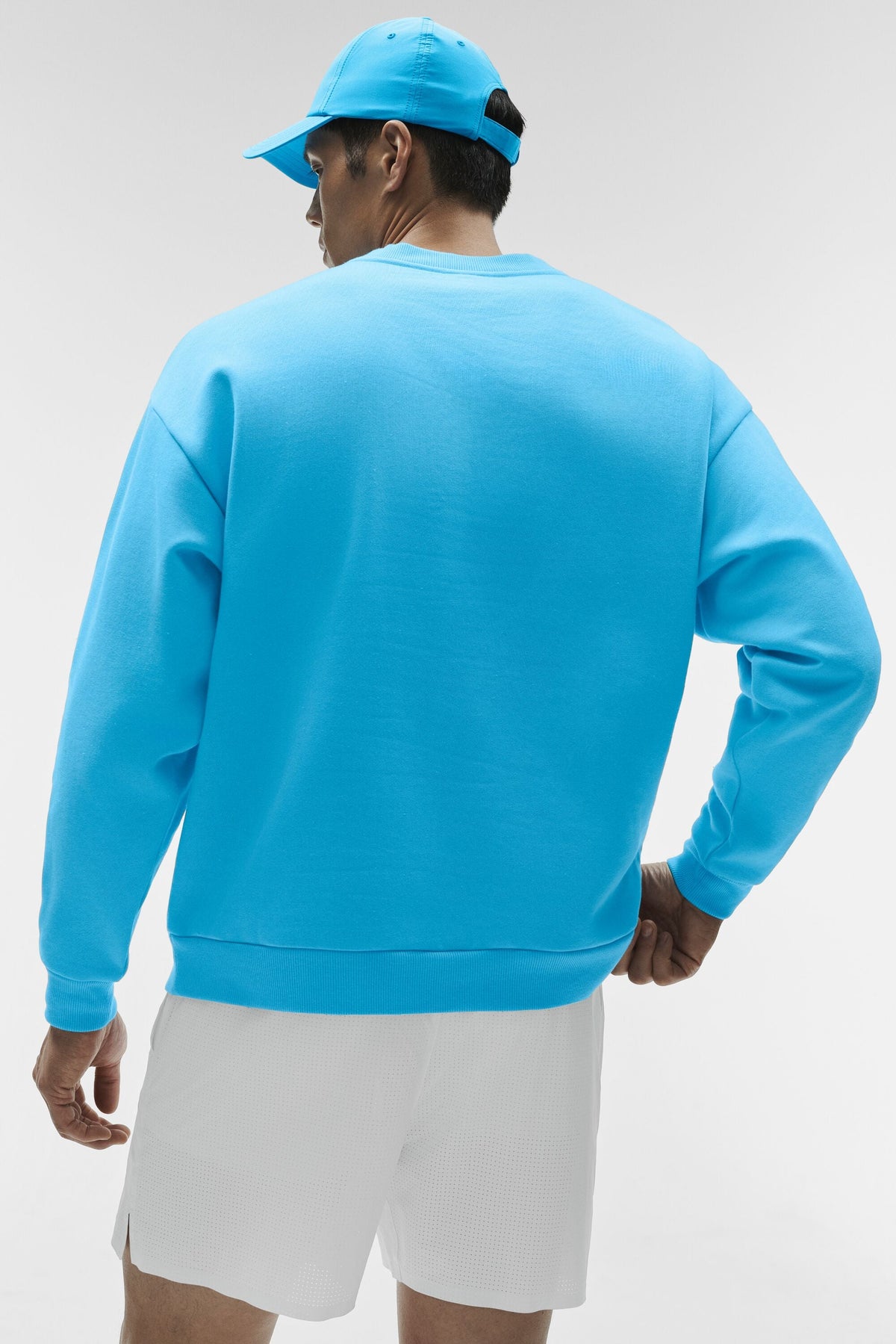 Accolade Crew Neck Pullover - Azure Blue product image 2, provided for visual reference and product detail review