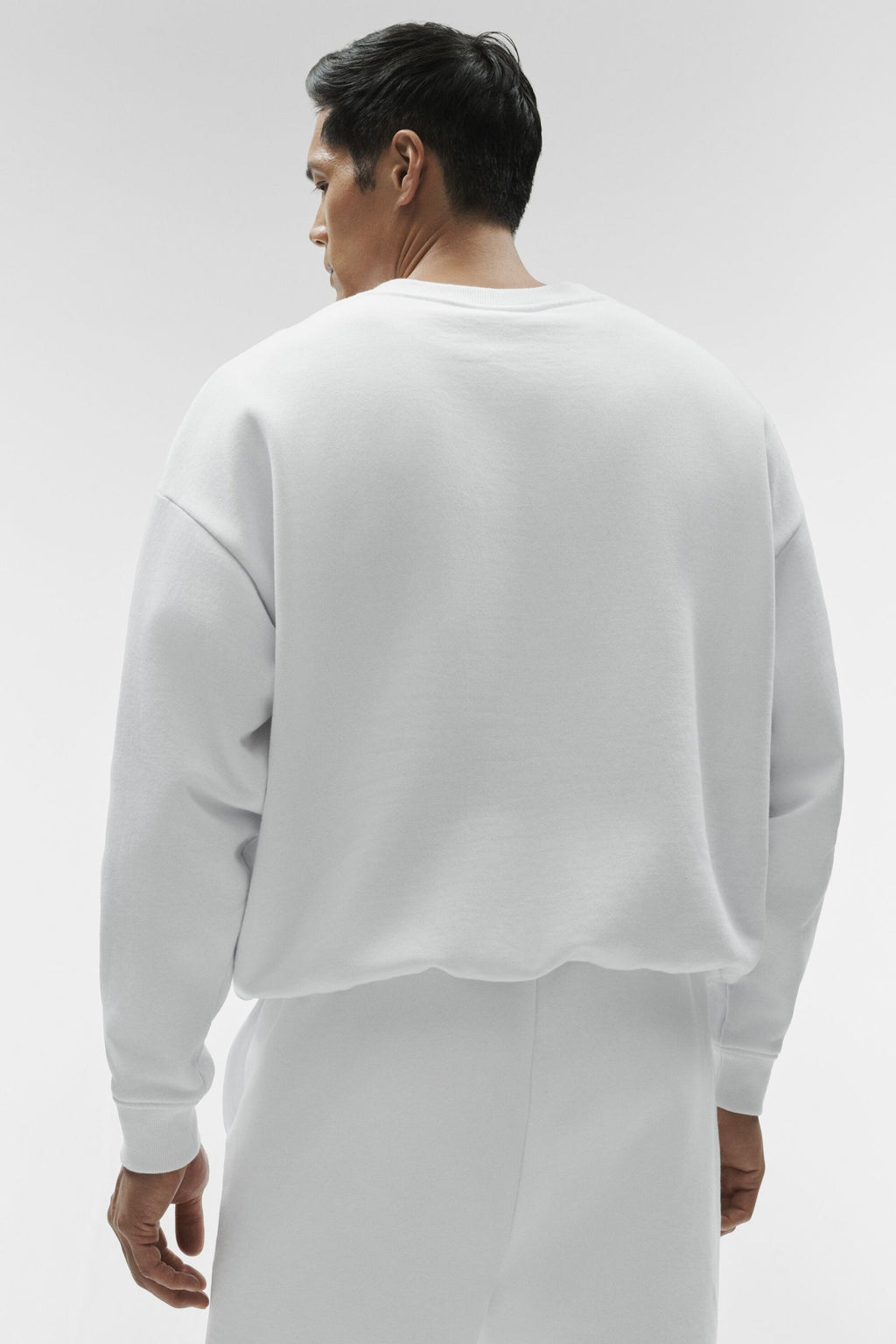 Accolade Crew Neck Pullover - White product image 2, provided for visual reference and product detail review