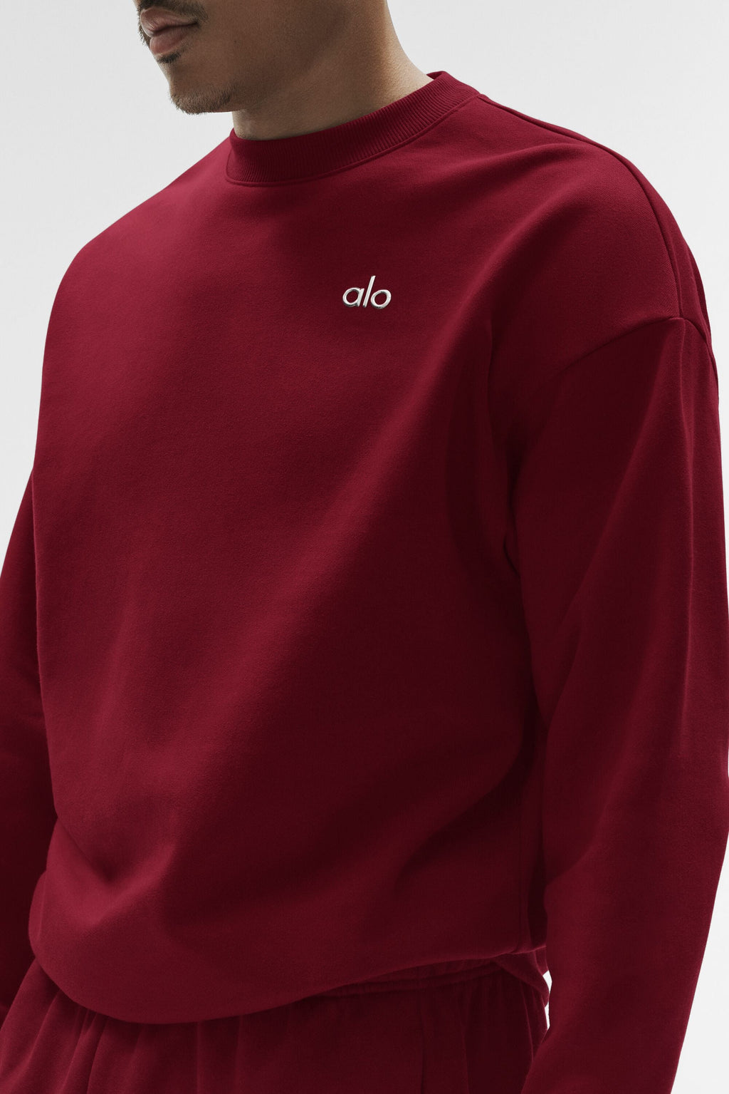 Accolade Crew Neck Pullover - Summer Romance Red product image 3, provided for visual reference and product detail review