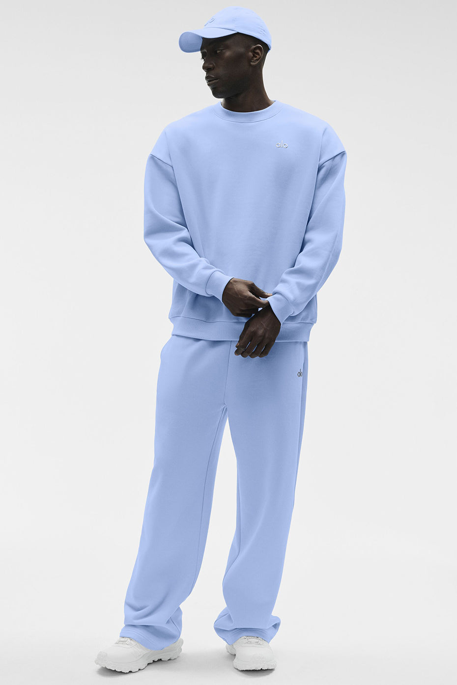 Accolade Crew Neck Pullover - Light Provence Blue product image 5, provided for visual reference and product detail review