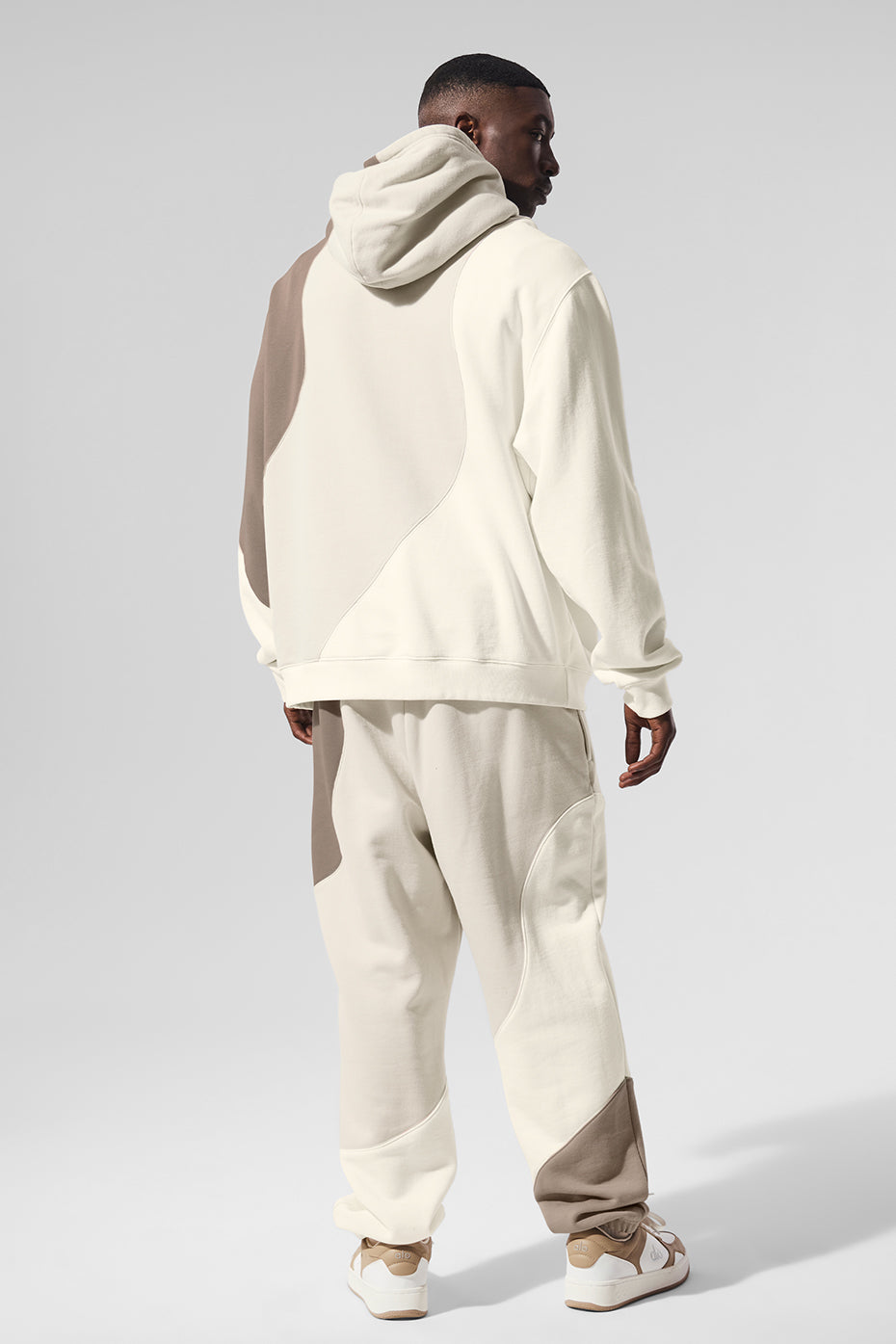 Make Waves Hoodie - Ivory/Bone/Gravel product image 4, provided for visual reference and product detail review