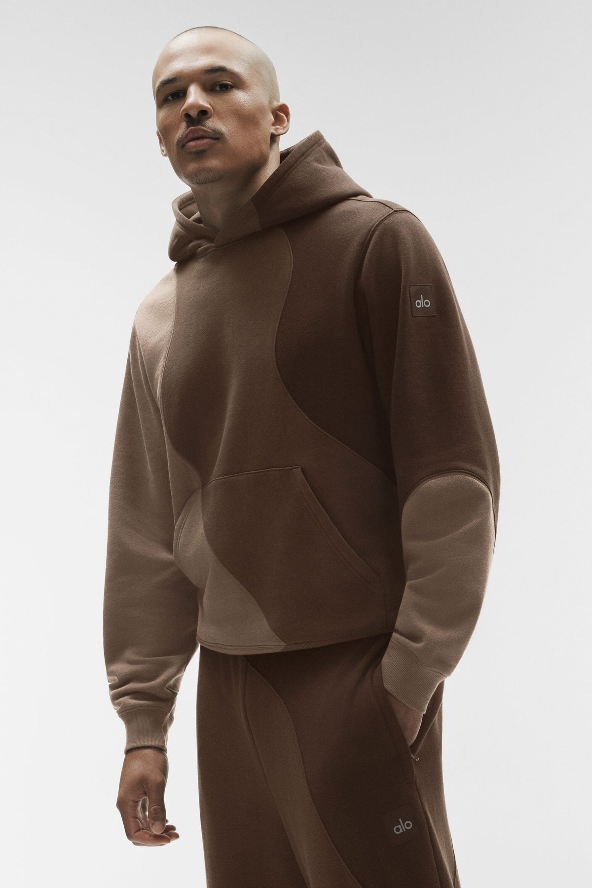 Make Waves Hoodie - Espresso Tonal product image 1, provided for visual reference and product detail review
