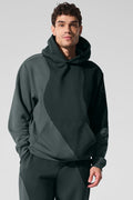 Make Waves Hoodie - Charcoal Green Tonal product image 1, provided for visual reference and product detail review