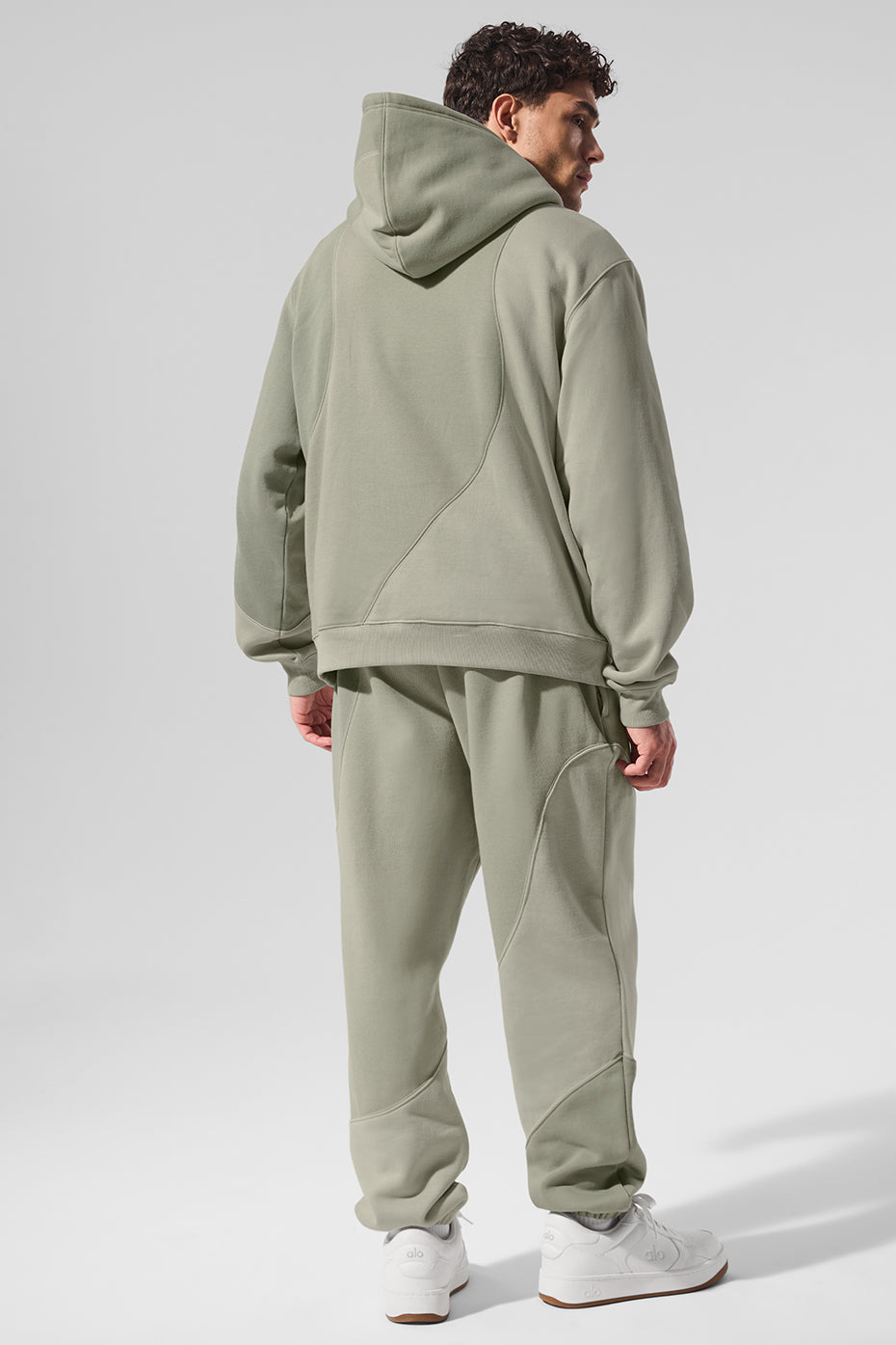 Make Waves Hoodie - Limestone Tonal product image 2, provided for visual reference and product detail review