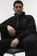 Accolade 1/4 Zip Pullover - Black product image 1, provided for visual reference and product detail review