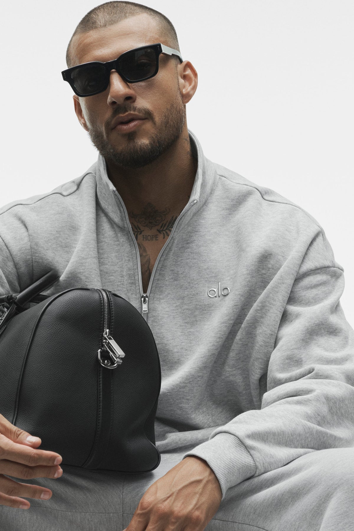 Accolade 1/4 Zip Pullover - Athletic Heather Grey product image 3, provided for visual reference and product detail review