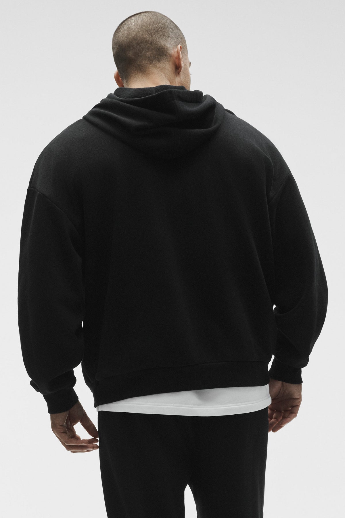 Accolade Full Zip Hoodie - Black product image 4, provided for visual reference and product detail review