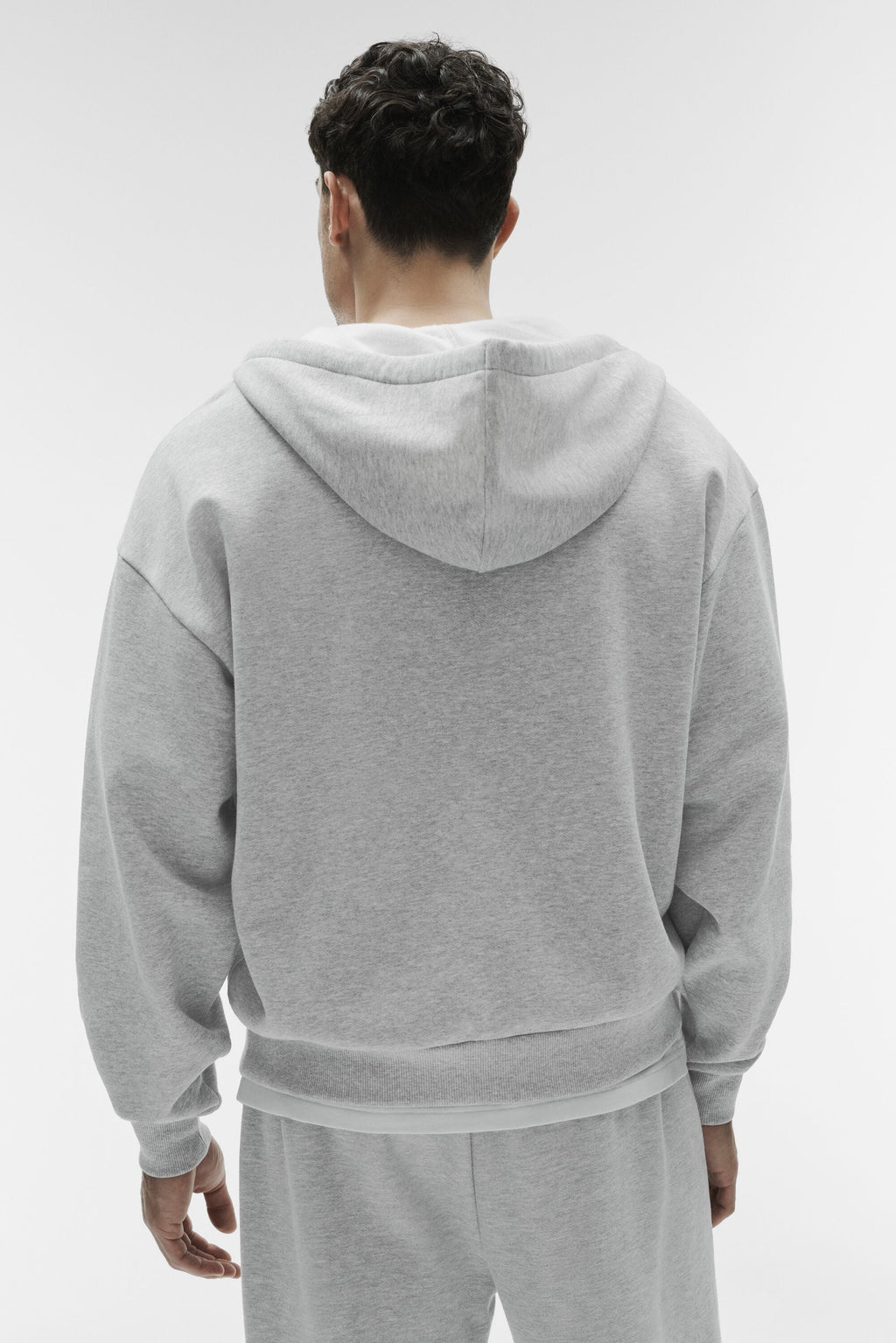 Accolade Full Zip Hoodie - Athletic Heather Grey product image 2, provided for visual reference and product detail review