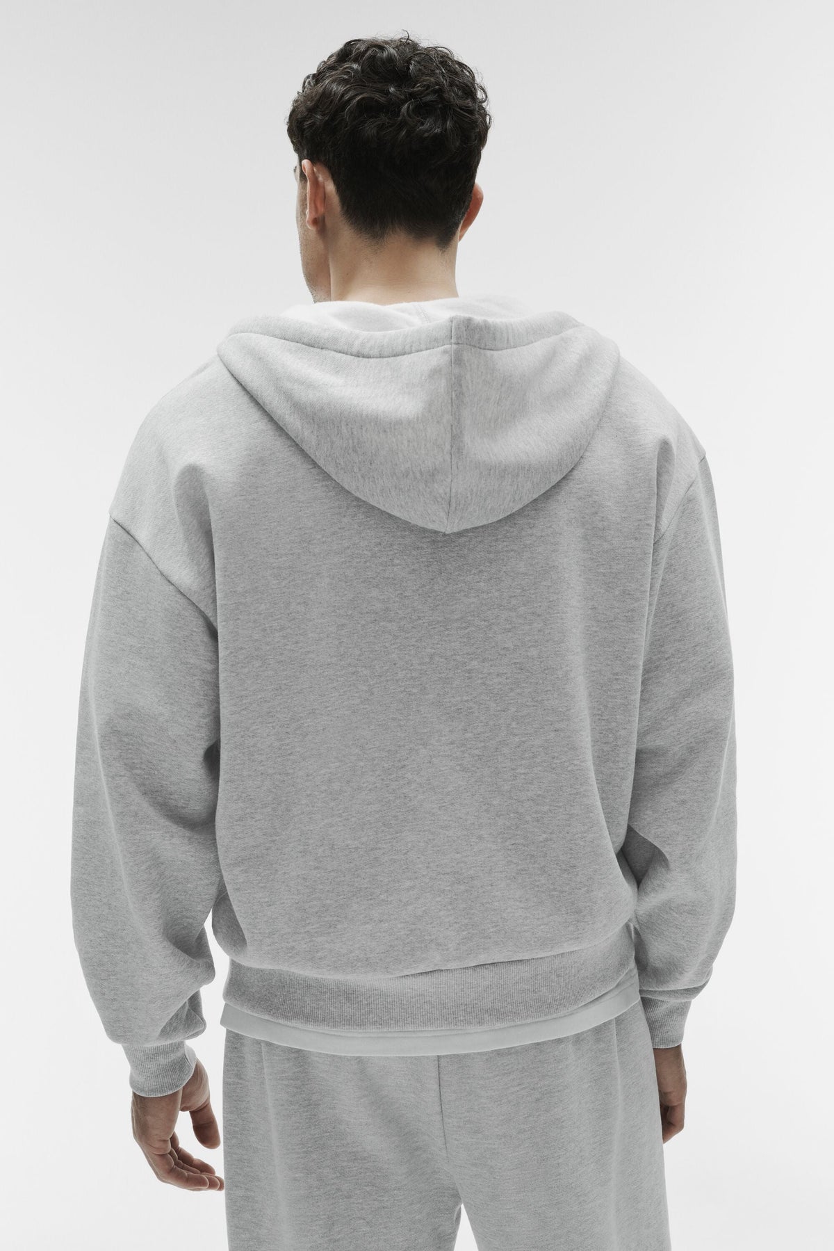Accolade Full Zip Hoodie - Athletic Heather Grey product image 2, provided for visual reference and product detail review