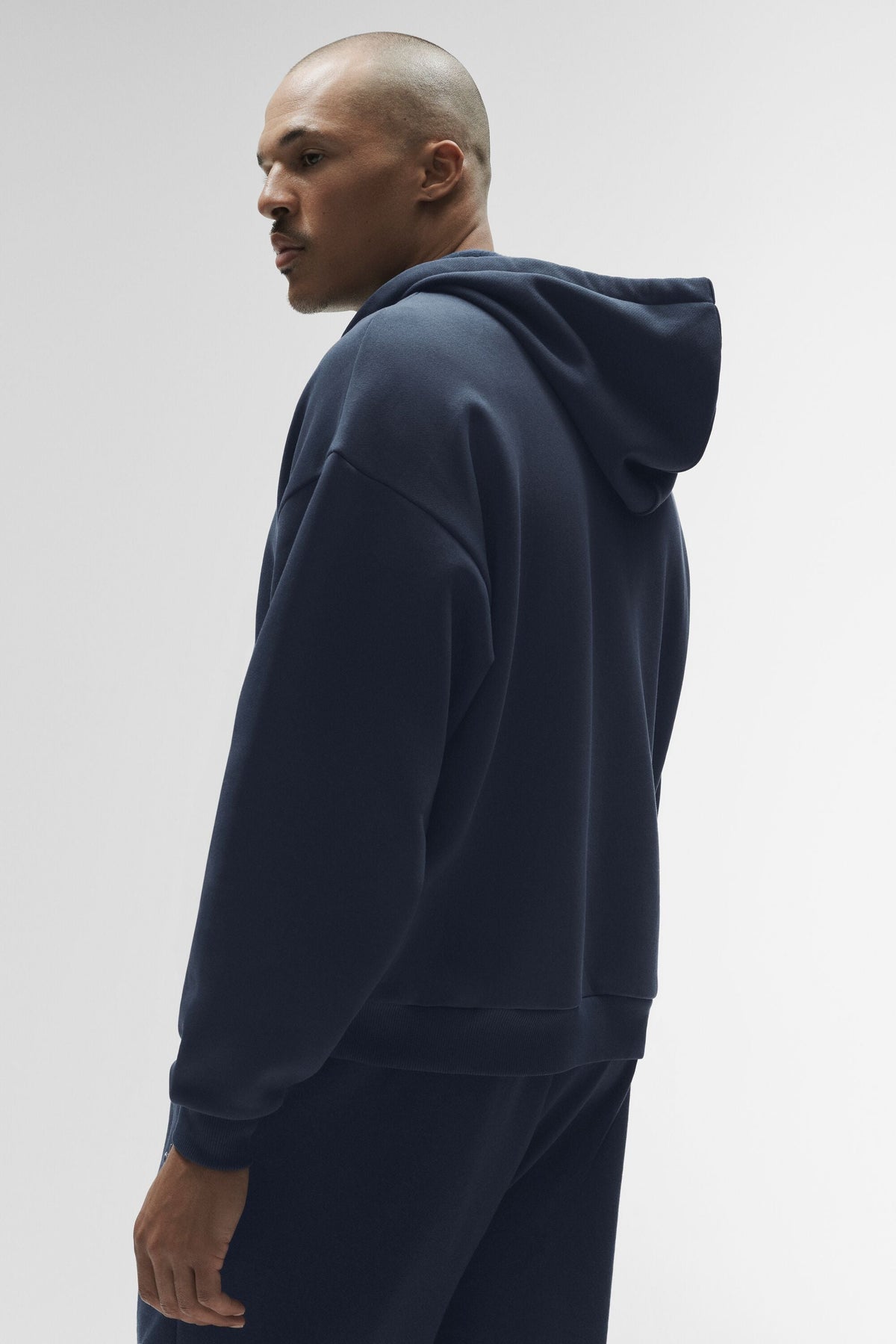 Accolade Full Zip Hoodie - Navy product image 2, provided for visual reference and product detail review