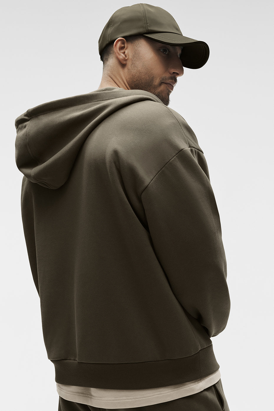 Accolade Full Zip Hoodie - Olive Tree product image 2, provided for visual reference and product detail review