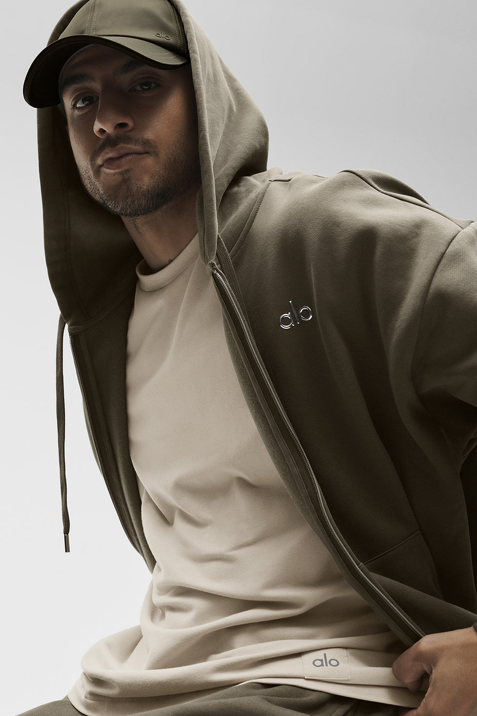 Accolade Full Zip Hoodie - Olive Tree product image 3, provided for visual reference and product detail review