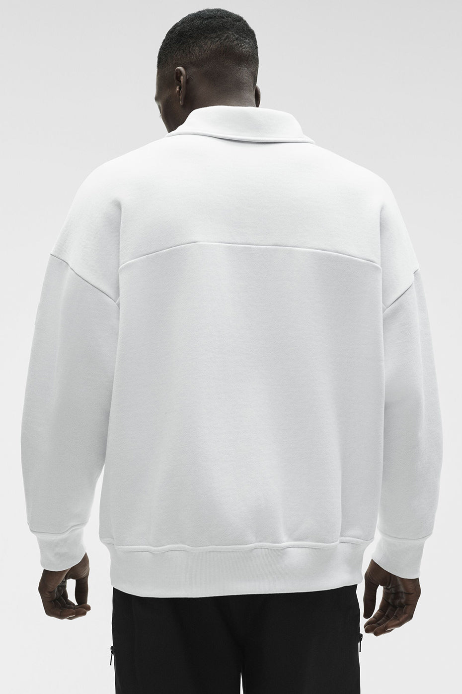 Take It Easy Long Sleeve Henley Pullover - White product image 4, provided for visual reference and product detail review