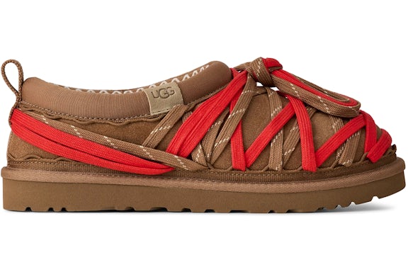 UGG Tasman Lace Slipper - Chestnut product image 1, provided for visual reference and product detail review