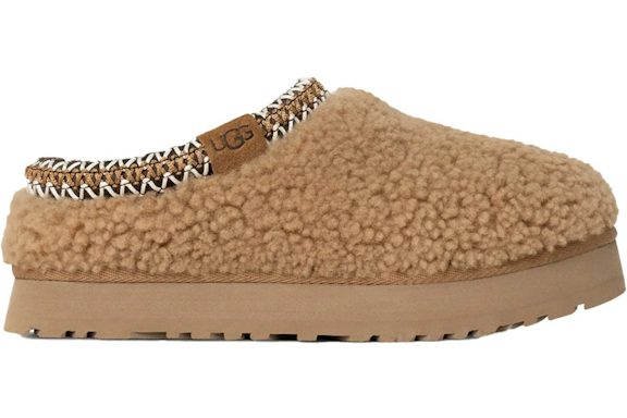 UGG Tazz Slipper Maxi Curly - Chestnut (Kids) product image 1, provided for visual reference and product detail review