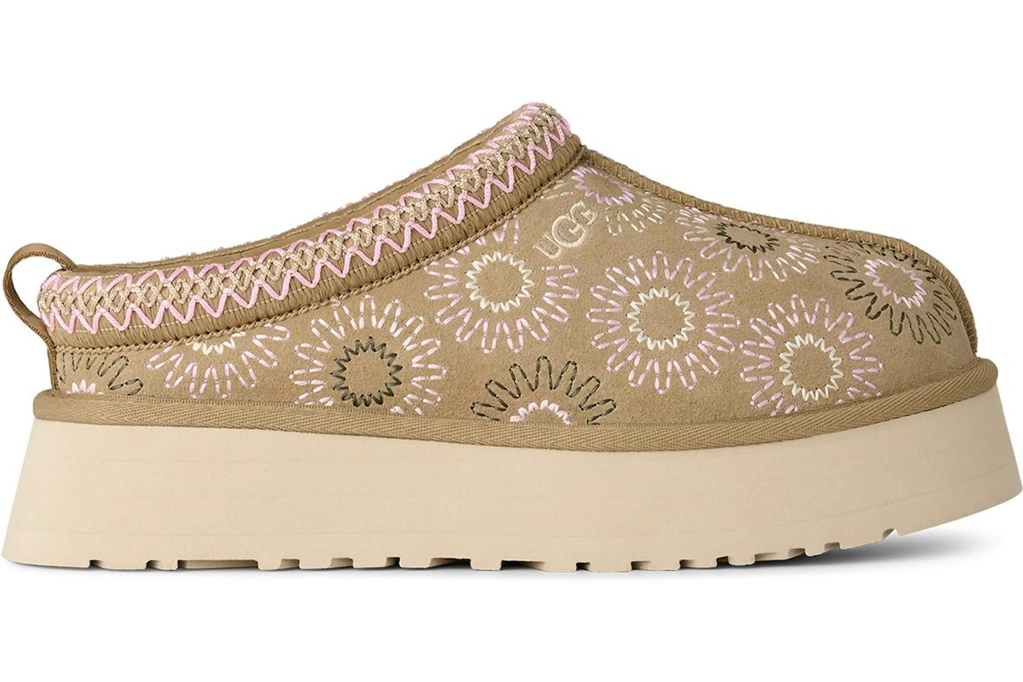 UGG Tazz Sun Stitch Slipper - Mustard Seed (Women) product image 1, provided for visual reference and product detail review