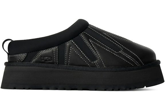 UGG Tazz Sunwave Slipper - Black (Women) product image 1, provided for visual reference and product detail review