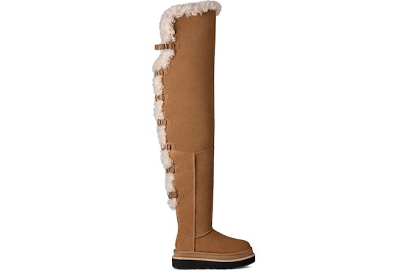 UGG Thigh High Boot sacai - Chestnut (Women) product image 1, provided for visual reference and product detail review
