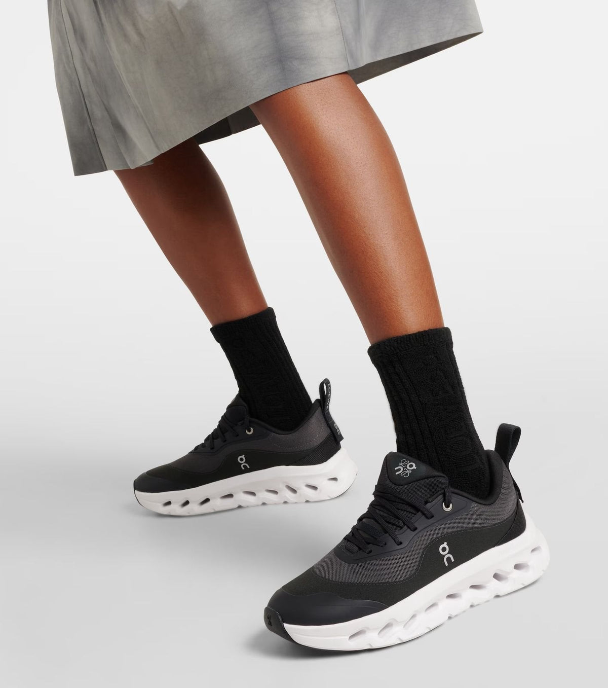 LOEWE Pre-Loved x On Cloudtilt 2.0 Black/White Lifestyle Sneakers product image 1, provided for visual reference and product