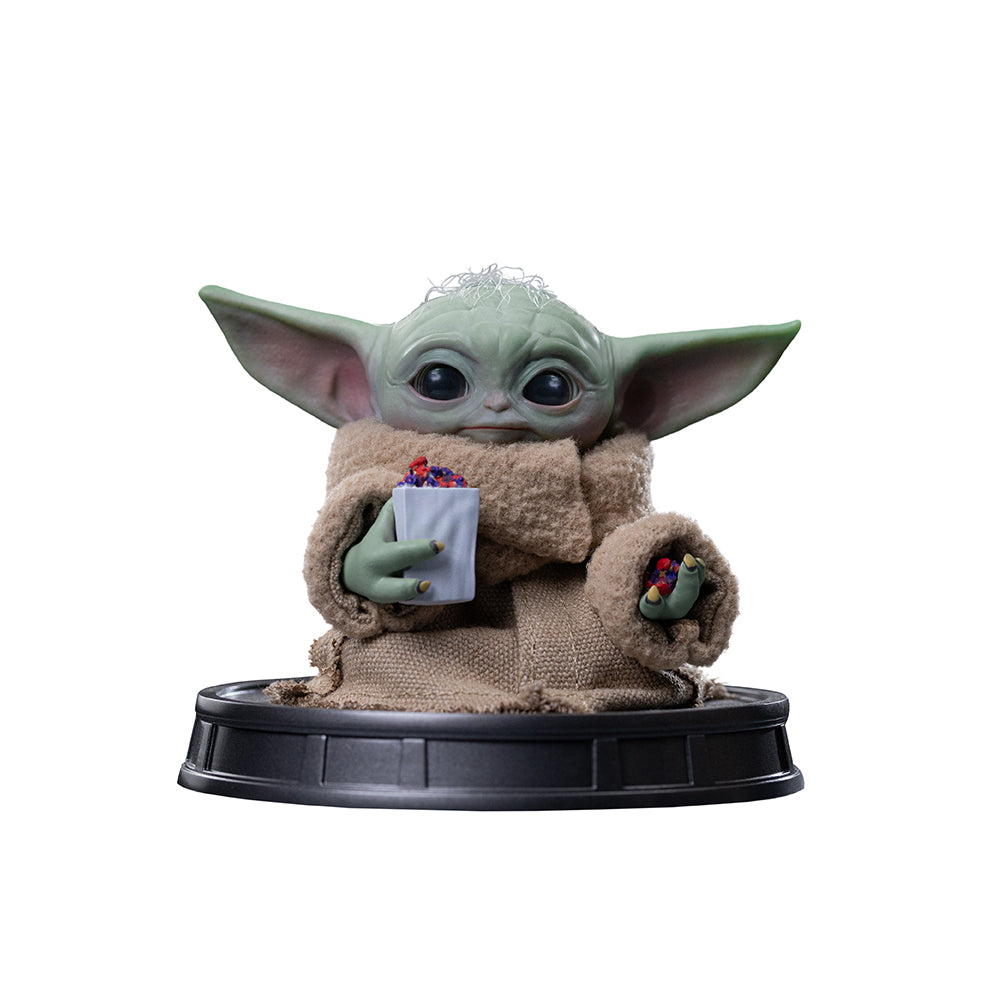 Grogu Popcorn Time Statue - Iron Studios Mandalorian and Grogu Collection product image 1, provided for visual reference and