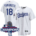 Yoshinobu Yamamoto Los Angeles Dodgers Home World Series product image 1