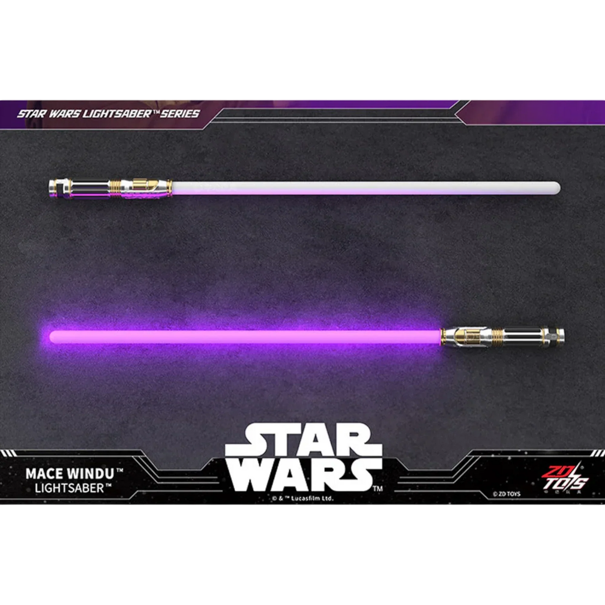 ZD Toys Mace Windu Lightsaber product image 4, provided for visual reference and product detail review