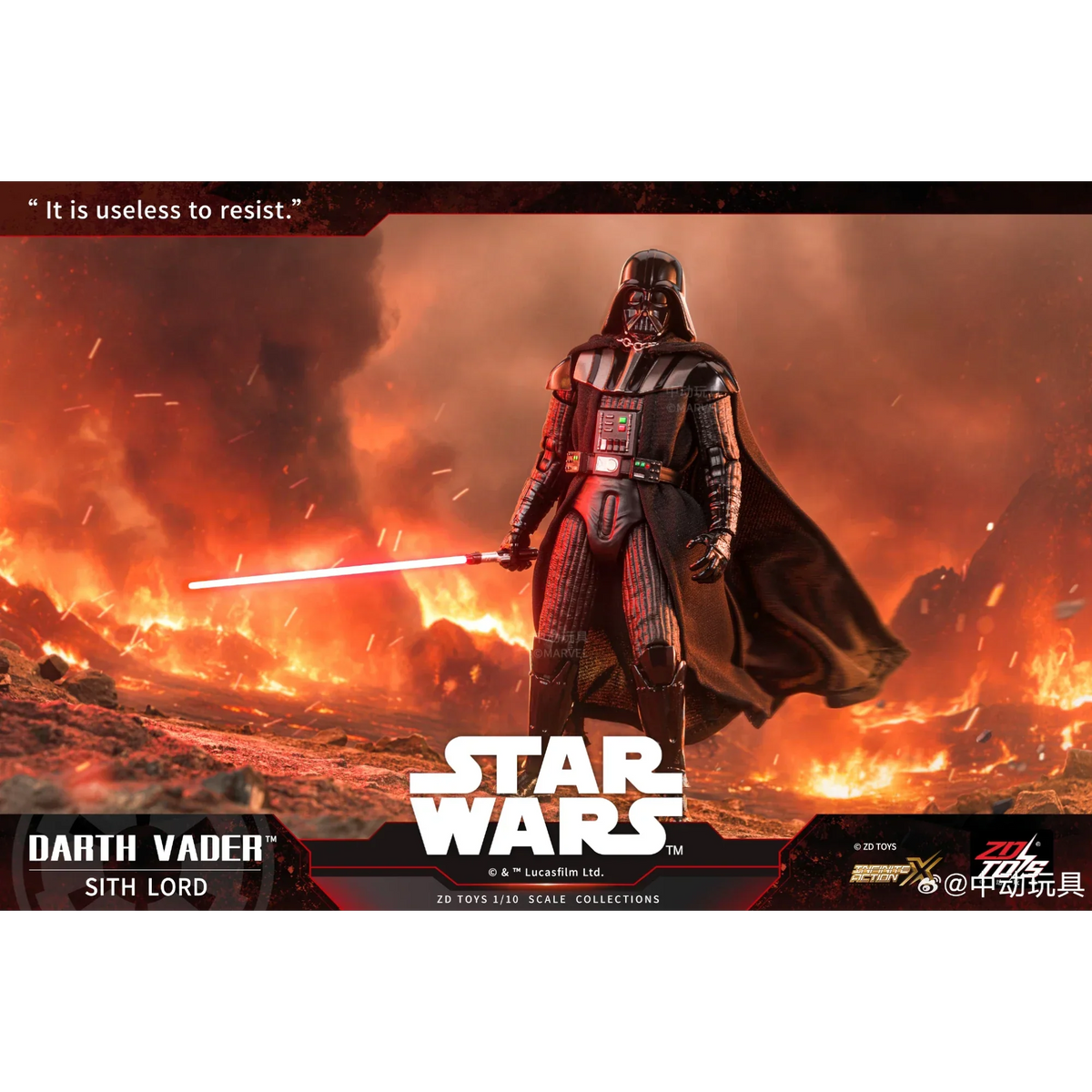 ZD Toys Darth Vader Action Figure product image 2, provided for visual reference and product detail review
