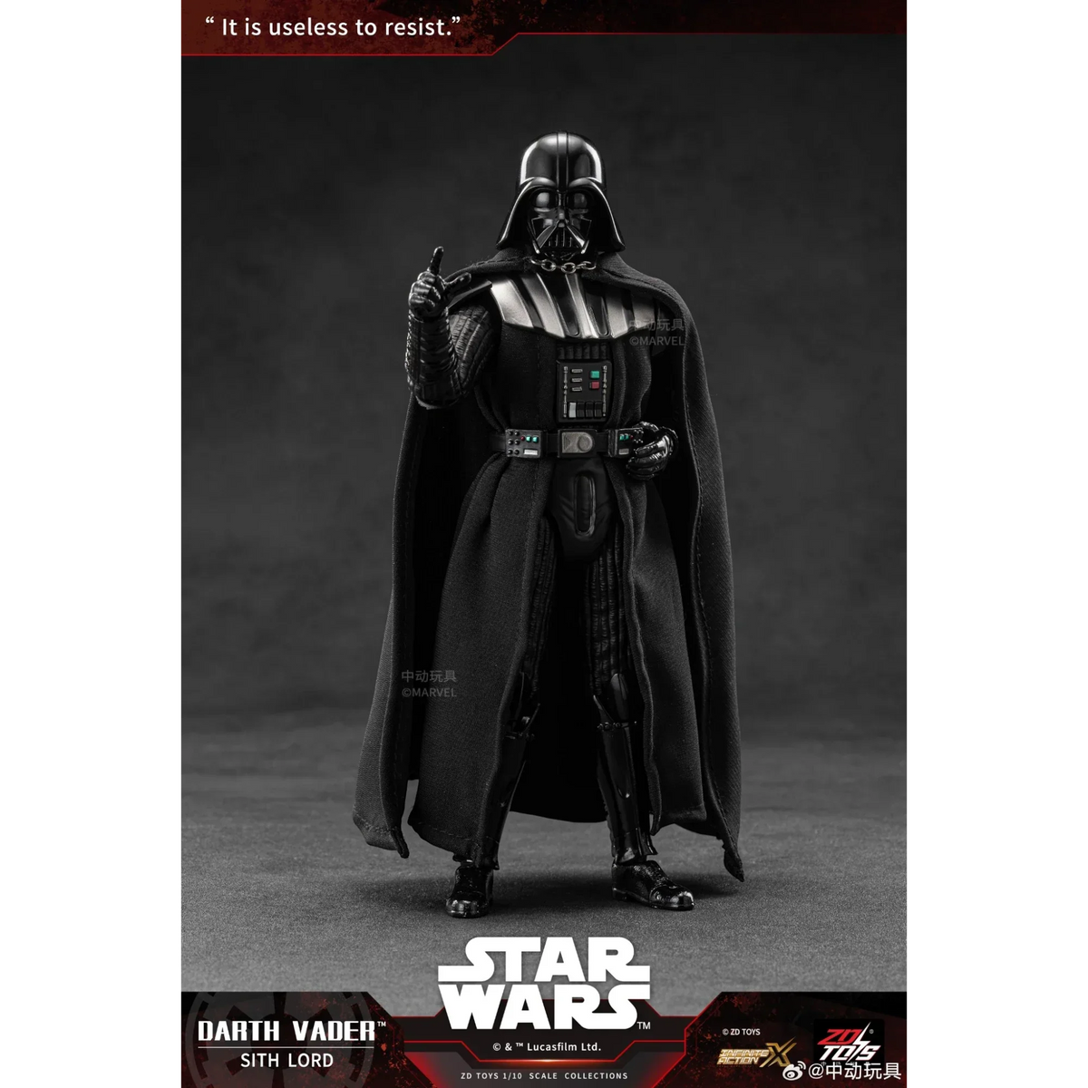 ZD Toys Darth Vader Action Figure product image 6, provided for visual reference and product detail review