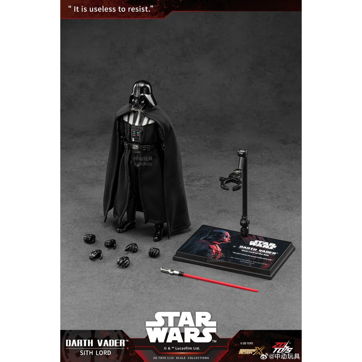 ZD Toys Darth Vader Action Figure product image 3, provided for visual reference and product detail review