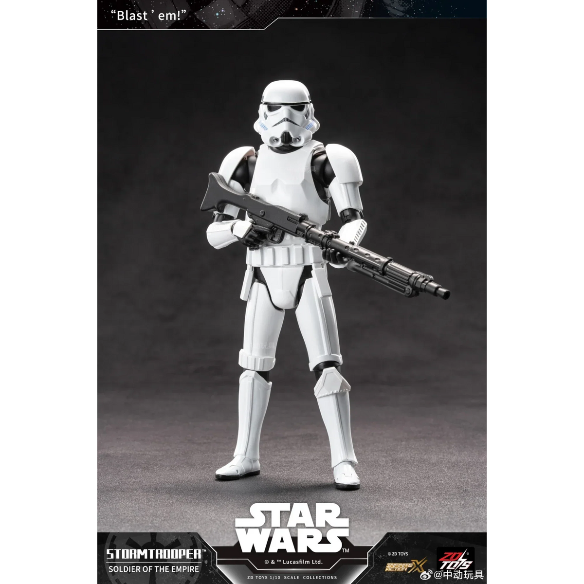 ZD Toys Stormtrooper Action Figure product image 5, provided for visual reference and product detail review
