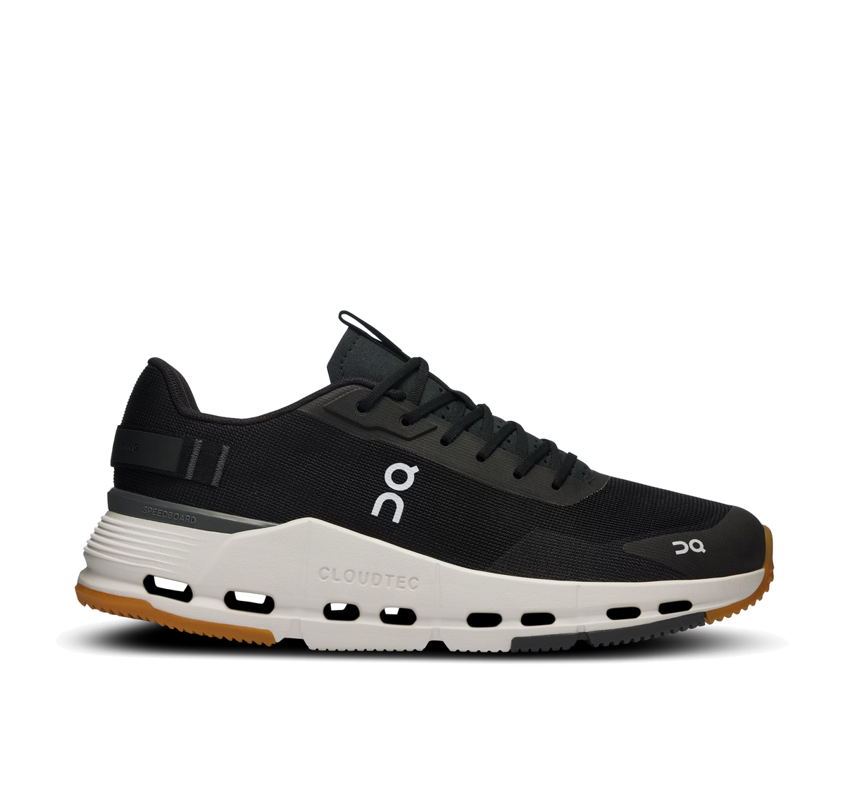 On Women Cloudnova Form 2 Black/Ivory Lifestyle Sneakers product image 1, provided for visual reference and product detail